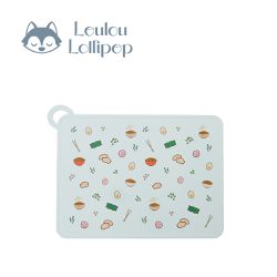 Loulou Lollipop - 可掛式矽膠餐墊-拉麵派對