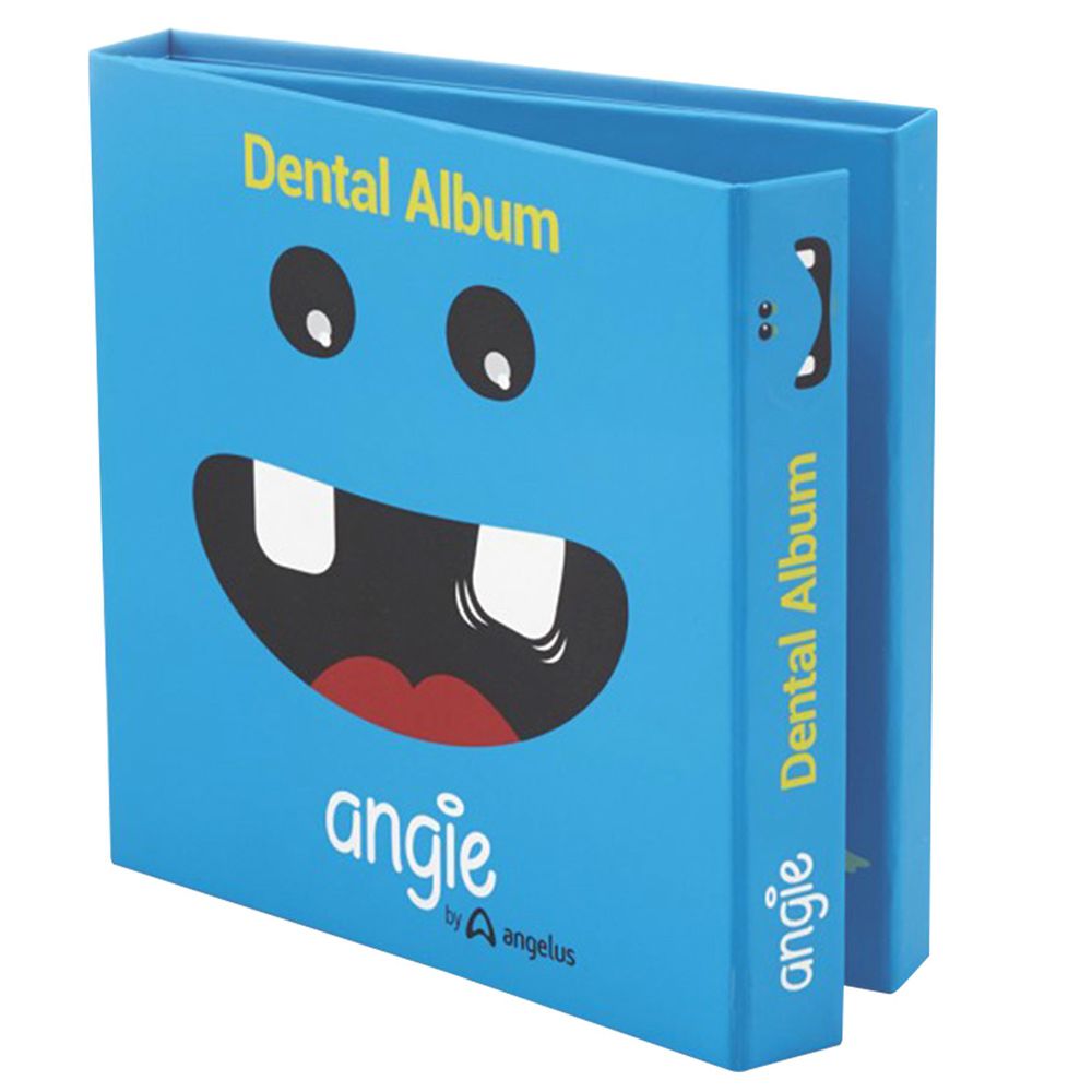 巴西 angie - 牙仙的魔法乳牙紀念小書(乳牙盒)-一本裝-蔚藍