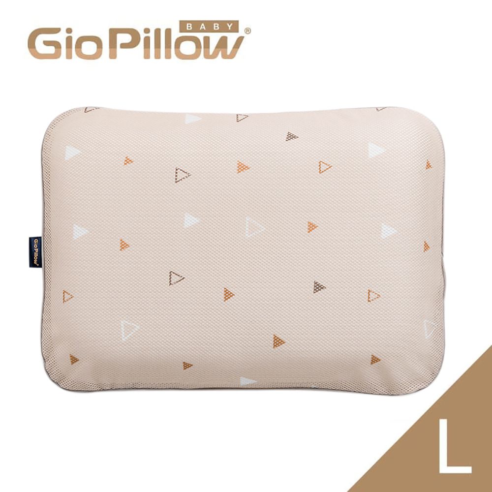 韓國 GIO Pillow - 超透氣防螨兒童枕頭-單枕套組-伯爵山丘 (L號)-2歲以上適用