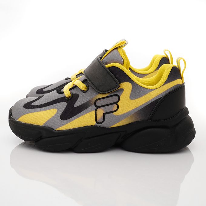 FILA - FILA電燈運動鞋-2-J824X-091黑(中小童段)-運動鞋-黑