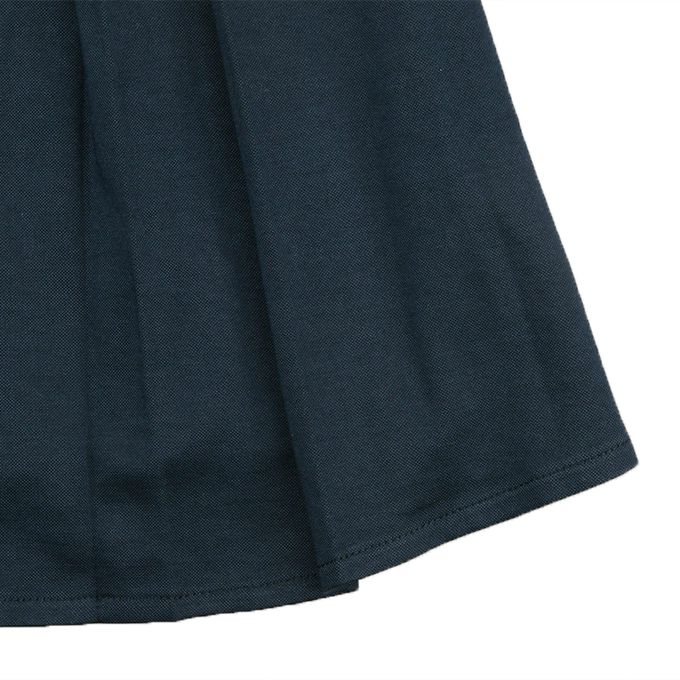 akachan honpo - 百褶洋裝-素面-深藍色