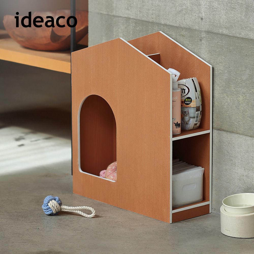 日本IDEACO - 解構木板寵物玩具日用品收納小屋