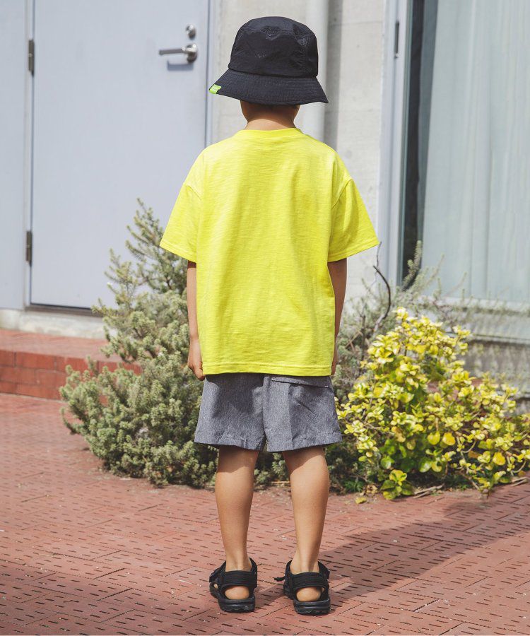 日本 BREEZE - 水陸二用百搭logo裝飾短褲-寶石綠