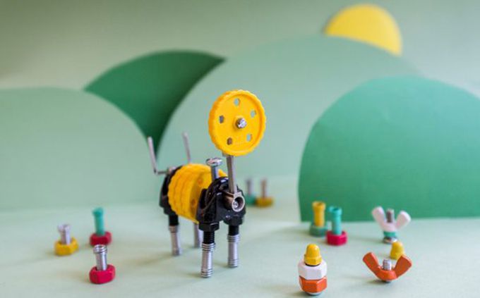 以色列 theOffBits - 機械積木-火焰車