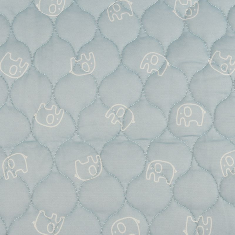 akachan honpo - 雙面涼爽保潔墊附除濕片-迷你款-淺藍色 (約60cm×90cm)