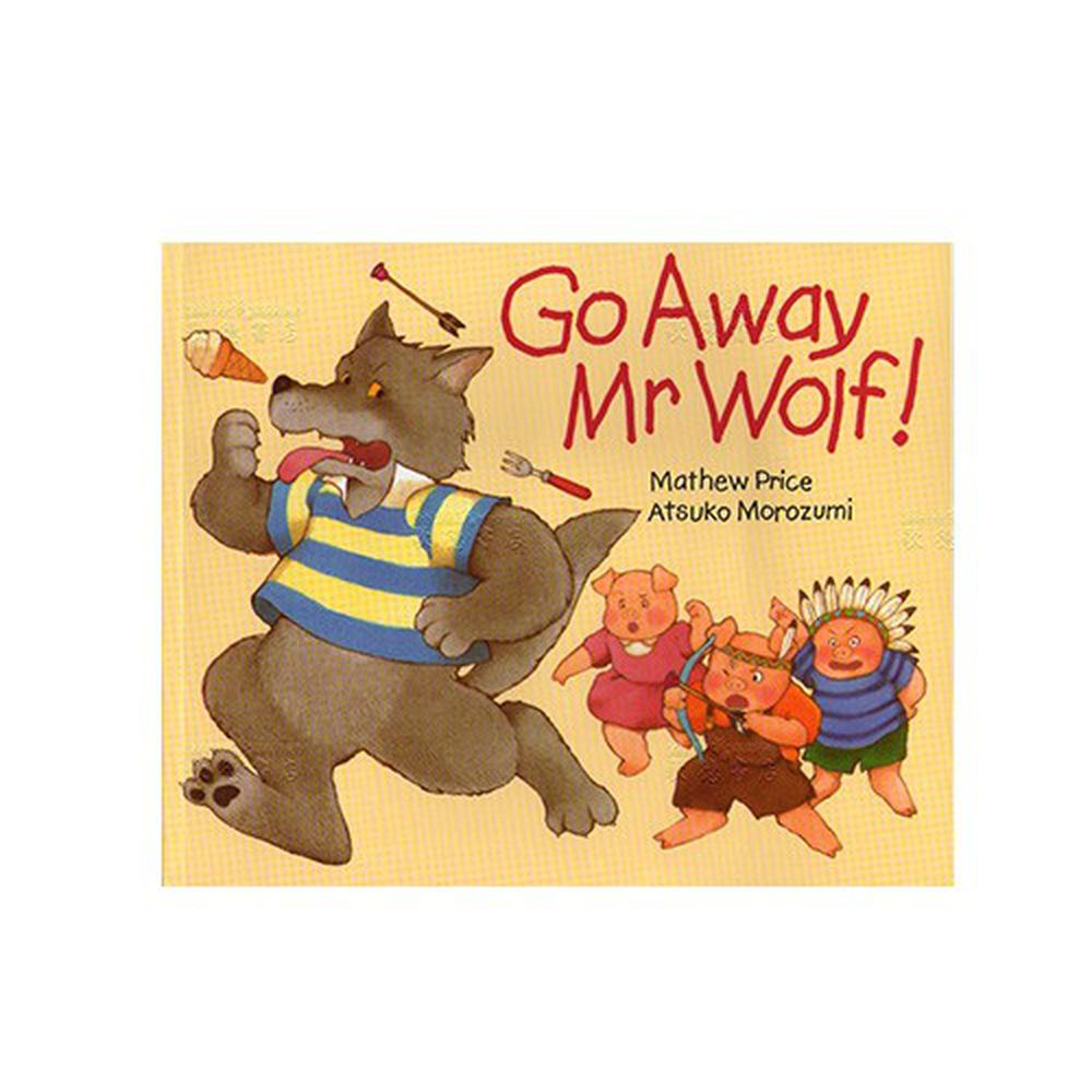有聲書-GO AWAY MR.WOLF /平裝繪本+CD