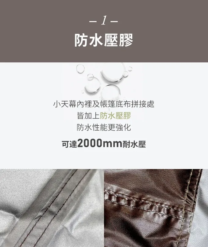 SHANER - All The View速開帳篷-摩卡棕