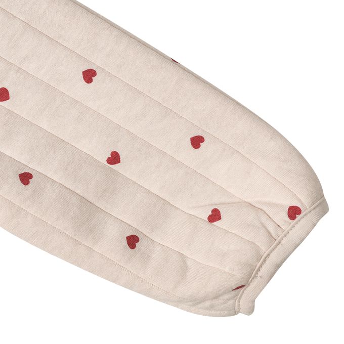 akachan honpo - 鋪棉夾克-滿版印花-象牙白色