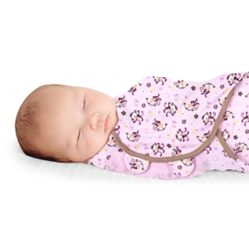 Summer Infant - 聰明懶人育兒包巾-親親小猴-適用年齡：0~3個月