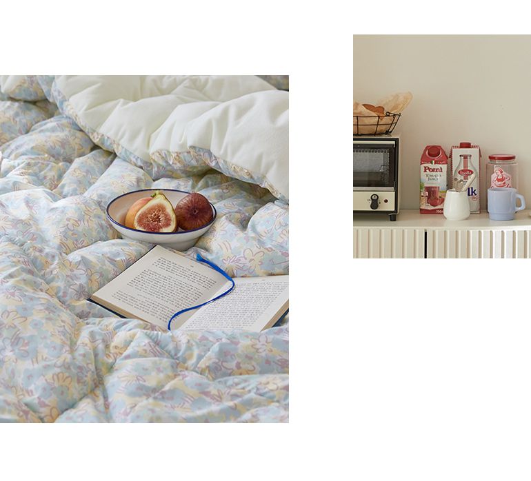 韓國 Maatila - 可水洗M2全方位抗菌防蟎棉被(冬被)-復古花紋