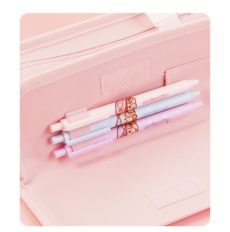 小麻糬大容量造型鉛筆盒-糖果款-粉色 (22x10x7cm)