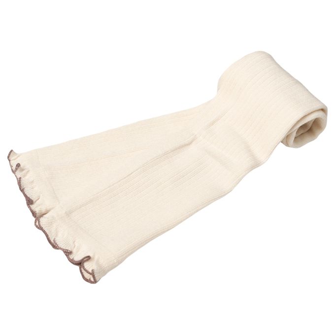 akachan honpo - 緊身褲-木耳邊-象牙白色