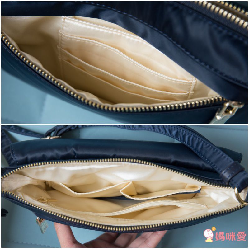 HARUhonpo 小晴天本舖 - Harulez 日本設計師の聯名款-Pocket微金質感隨行包-土星藍