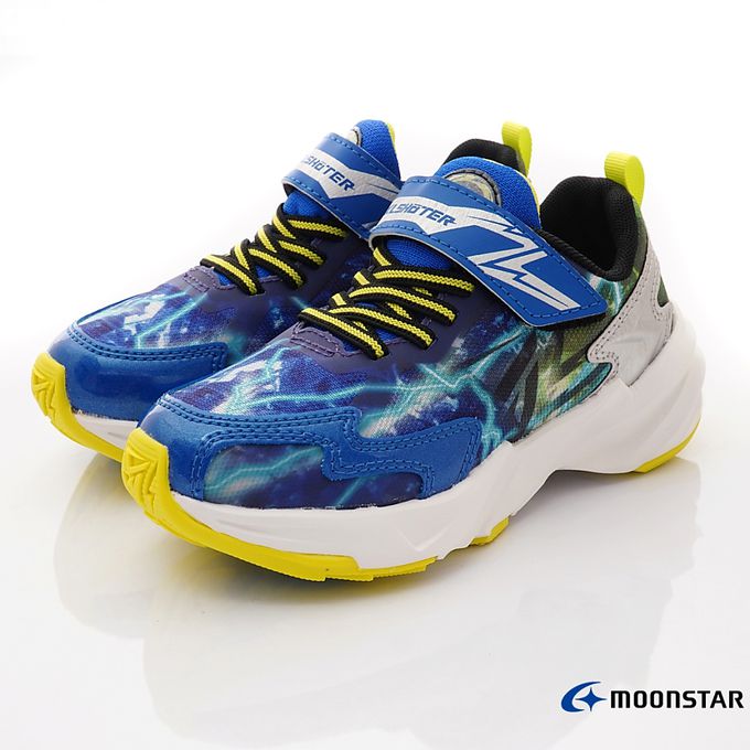 Moonstar日本月星 - 月星SK炫技者-雷電系列運動款-SK00175藍(中大童段)-運動鞋-藍