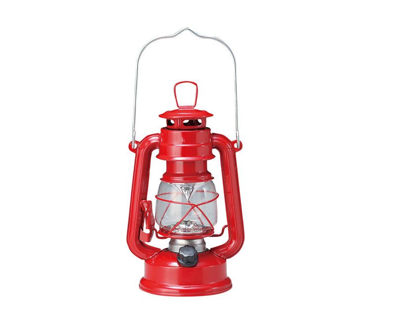 日本丸和 - 復古煤油燈造型LED露營燈-熱情紅 (12x9.5x21cm(含提把27cm))