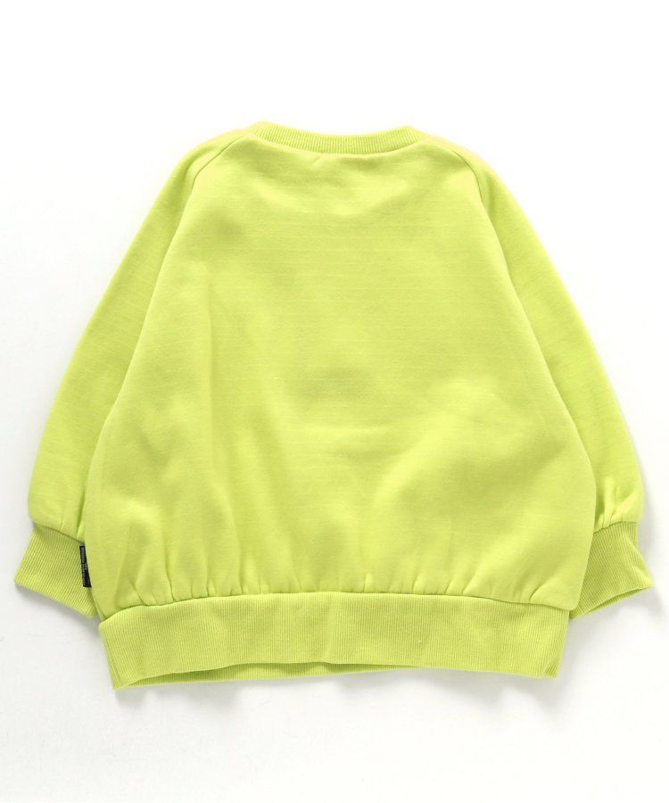 日本 BREEZE - 彩色英文標語裏毛率性運動衫-海軍藍