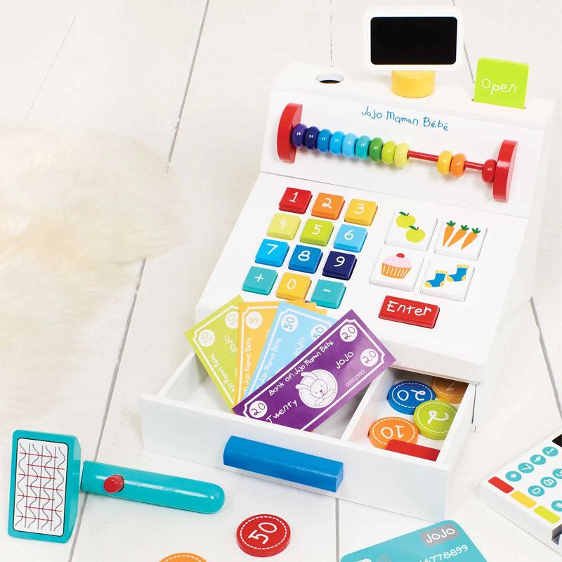 英國 JoJo Maman BeBe - 家家酒/角色扮演玩具_實木系列-收銀機