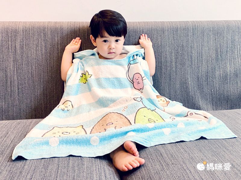 角落小夥伴 - 角落小夥伴電影版親子浴巾-黃 (61*124cm)