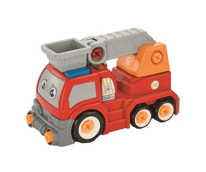 樂彩森林 - DIY組裝工程車-雲梯車