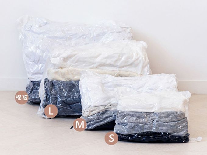 韓國昌信生活 - FRANCO真空壓縮袋系列-衣物真空壓縮袋-L(2入)