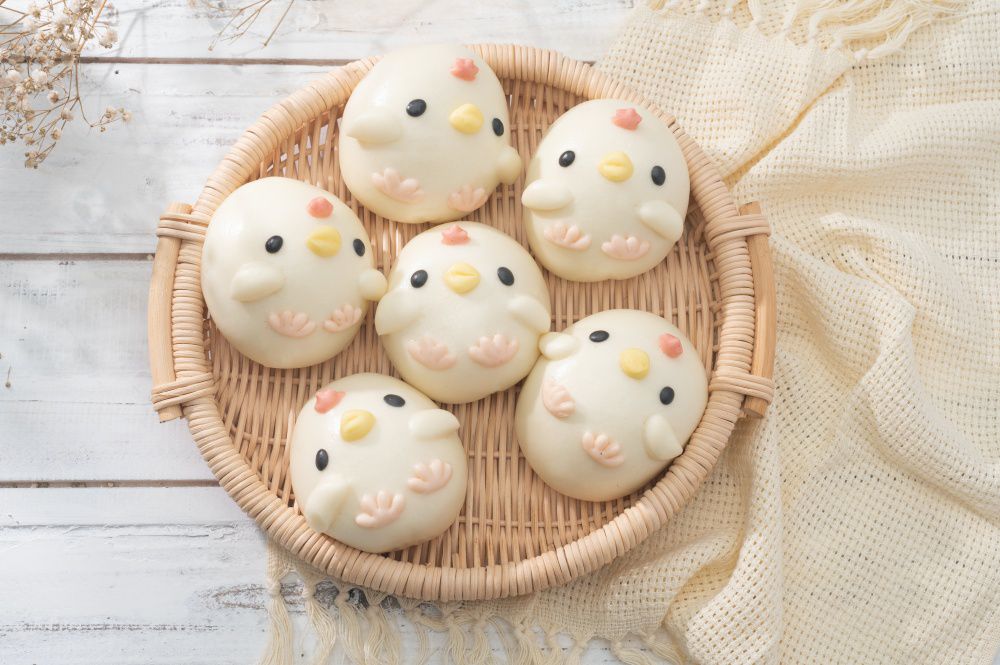 老甜媽手工饅頭 - 限量組-草莓起司包6入+德國香腸起司包6入+馬卡龍一口小饅頭-400g