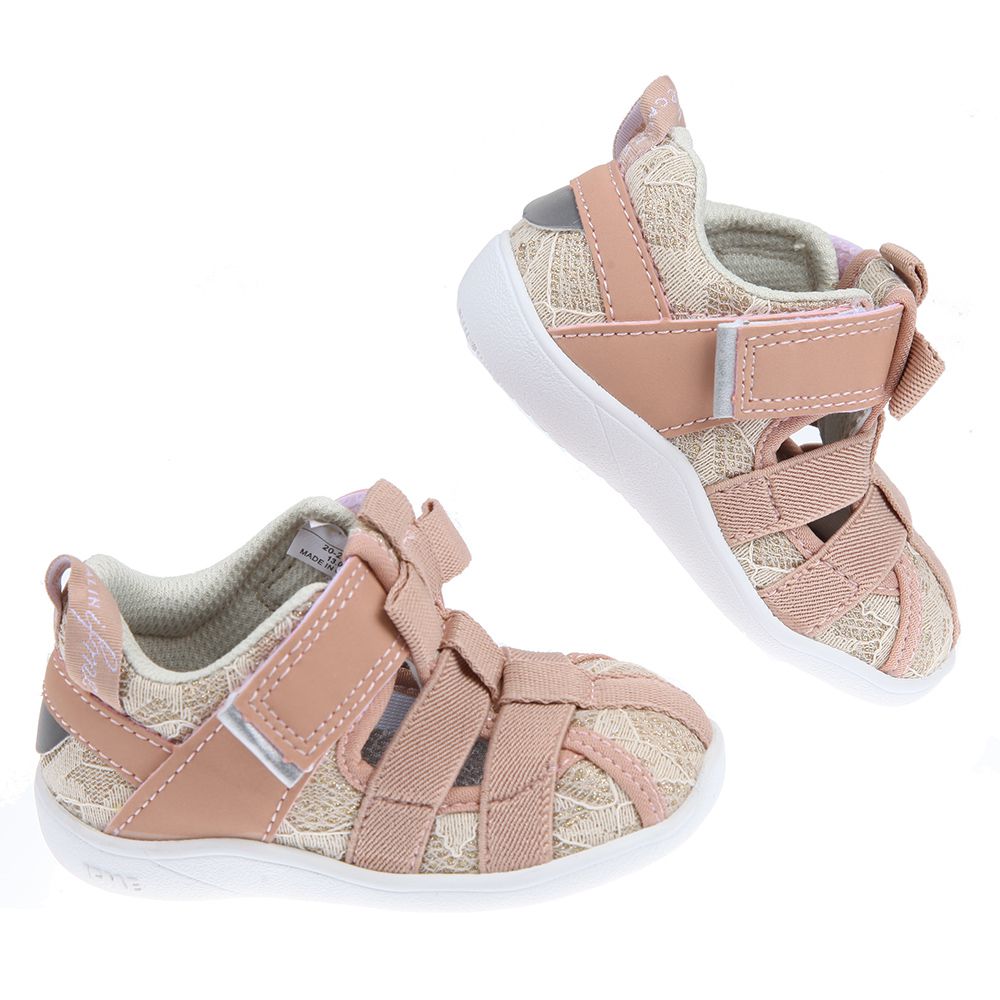 日本IFME - 粉金色寶寶機能水涼鞋-粉金色