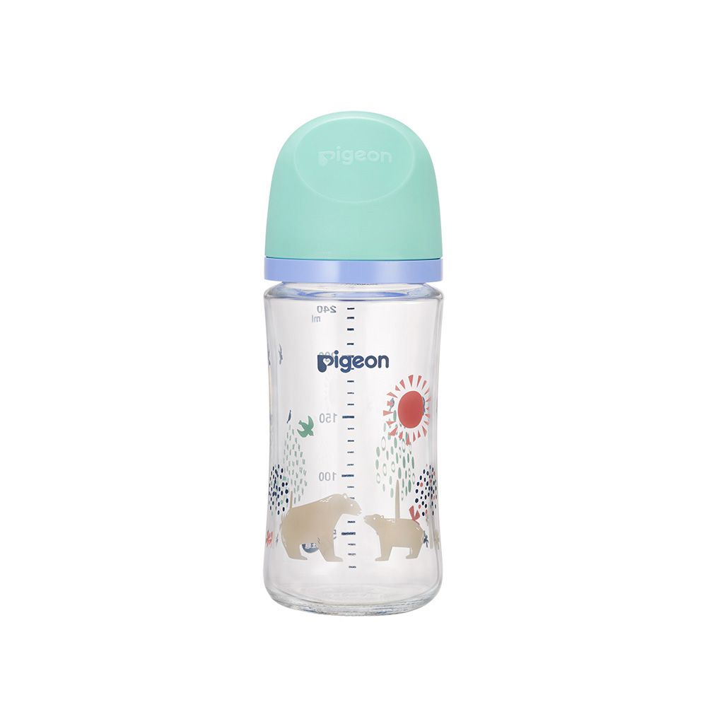 第三代母乳實感玻璃奶瓶240ml-北極熊