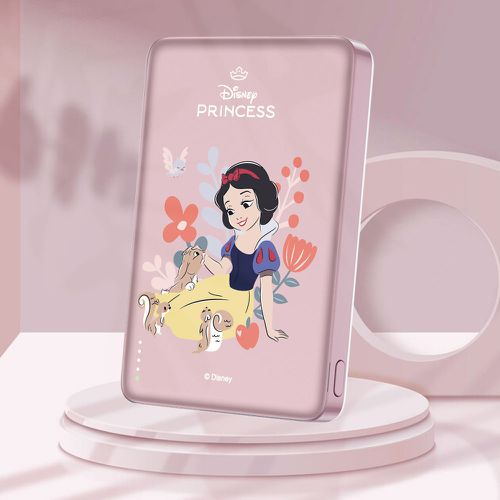 ✂附wh貼紙 迪士尼 20W PD超薄磁吸無線快充行動電源 10000mAh-白雪公主