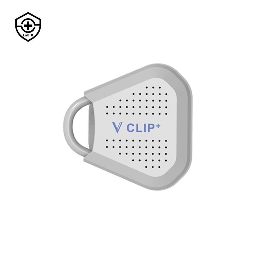 新款 V-Clip+隨身抑菌夾-灰色 (單人)-長3.5X寬3.5cmX高1.5cm