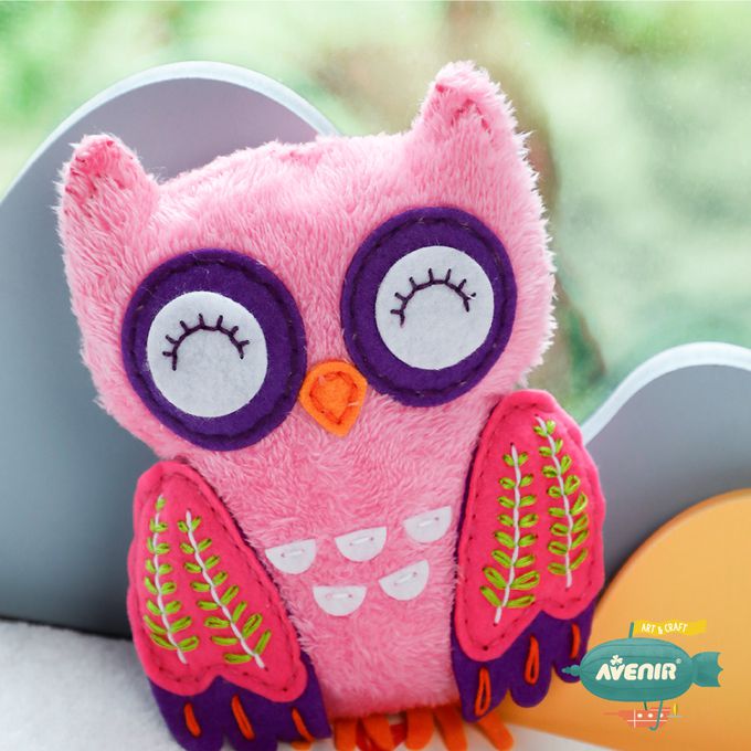 德國 Avenir Kids 艾維尼 - AK-S 縫工-我的幸福小夥伴,貓頭鷹娃娃