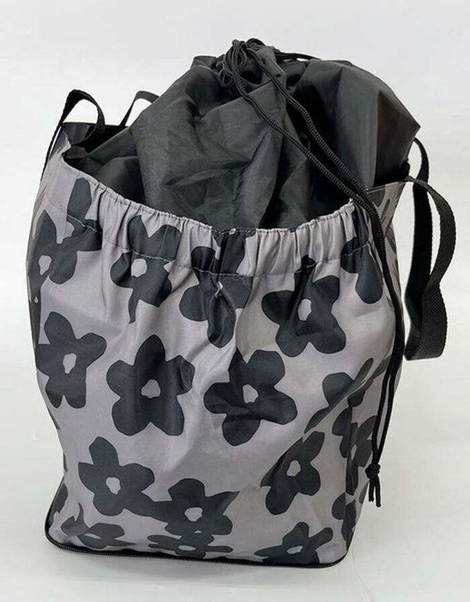 日本 Chepeli - 超大容量保溫保冷購物袋(可折疊收納)-長尾山雀-藍 (約29x52x24cm)