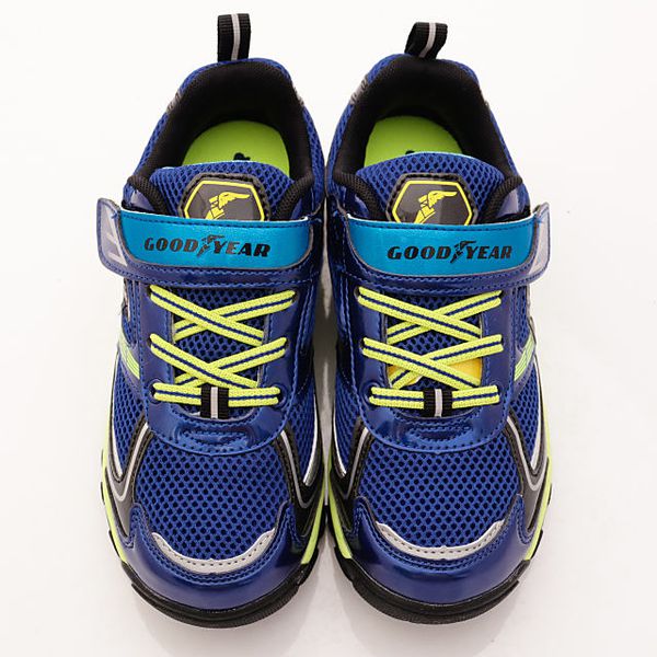 GOODYEAR - 戶外童鞋-飆風競速運動款(中大童段)-藍