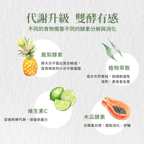 Sanct Bernhard 德國百年草本-鳳梨木瓜酵素膠囊 (90顆/瓶)