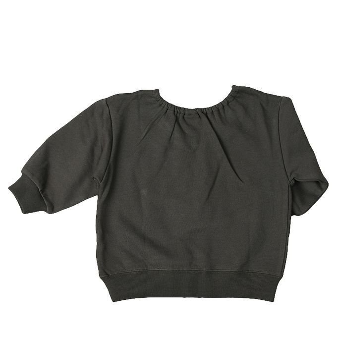 akachan honpo - 休閒上衣-英文字-深灰色