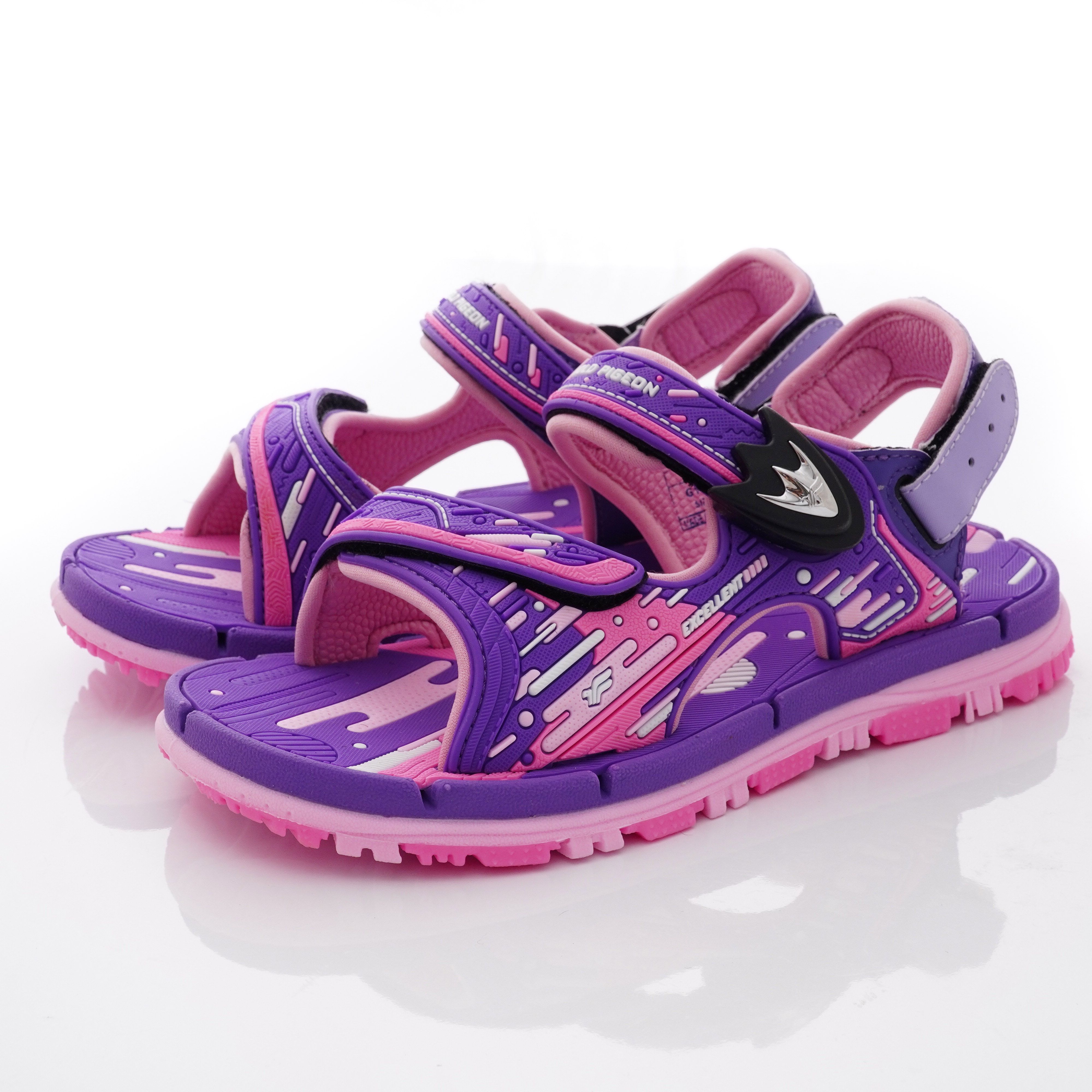 G.P - 運動磁扣兩穿涼拖鞋款(中小童段)-紫