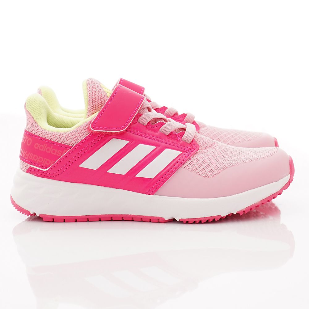adidas - 愛迪達童鞋-超輕運動慢跑鞋(中大童段)-粉