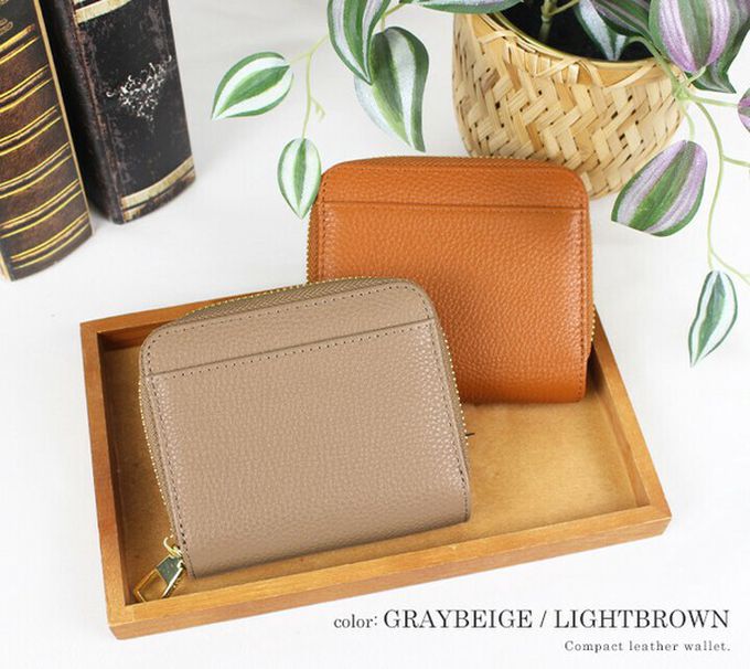 日本 LIZDAYS - 真皮16格摺疊短夾/零錢包-芥末黃 (11x9.5x3.5cm)