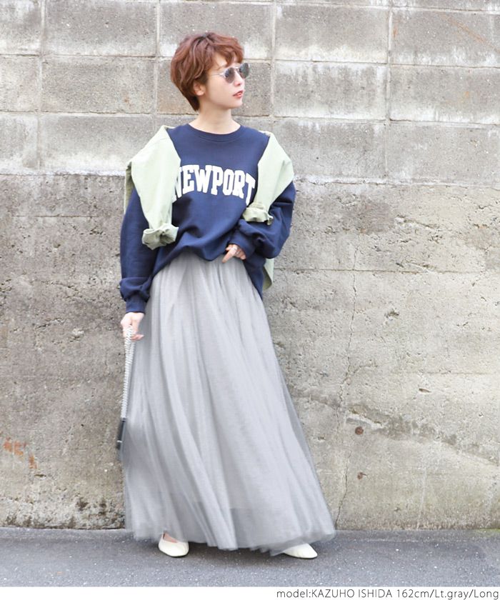 日本 COCA - 絕美飄逸紗裙-深咖啡