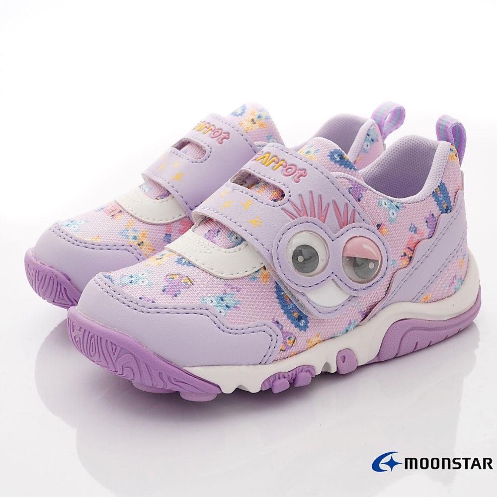 Moonstar日本月星 - 速乾公園機能運動鞋(中小童款)-紫