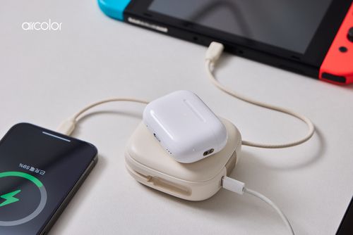 雲朵系六合一磁吸快充行動電源-奶茶米
