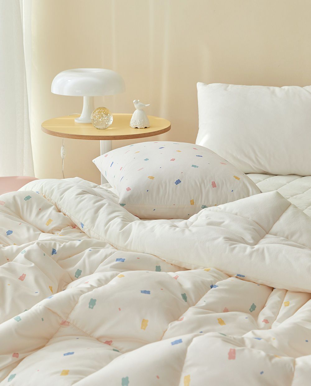 韓國 Maatila - 可水洗超細纖維桃皮感棉被(冬被)-軟糖熊熊