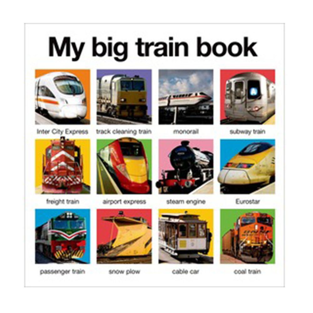 Kidschool - My Big Train Book (My Big Board Books) 我的交通大百科