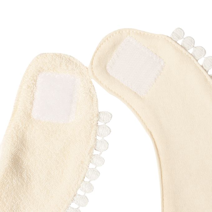 akachan honpo - 圍兜-復古小熊維尼-淺卡其色 (長29cmｘ寬24cm)