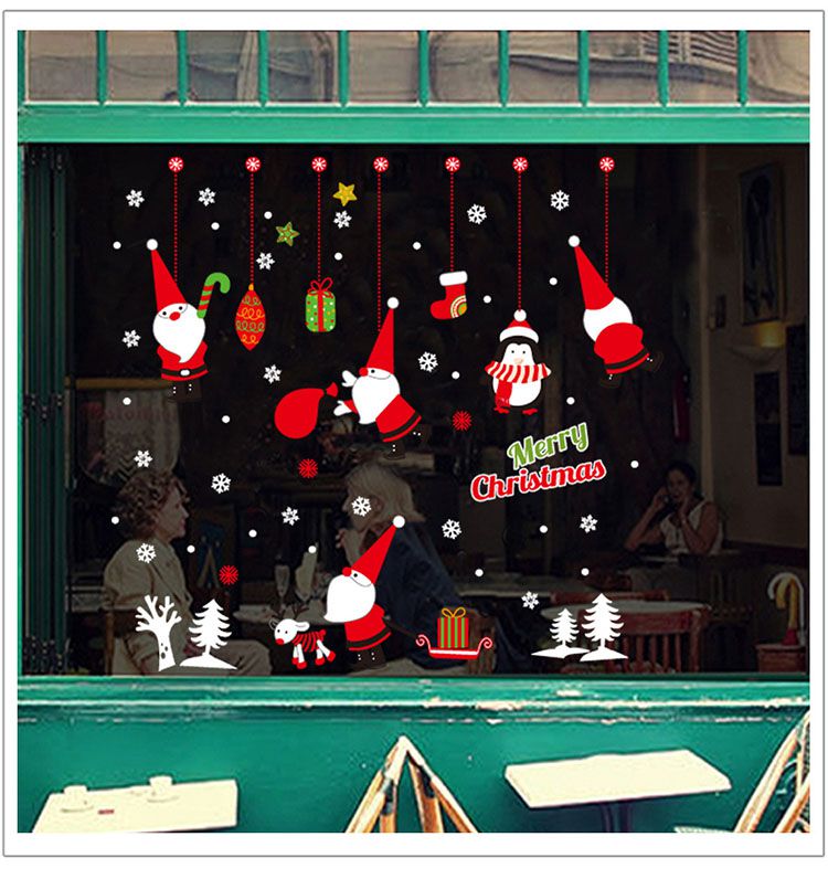 JB Design - 時尚壁貼-聖誕老人企鵝JJ808 (60cm*45cm)