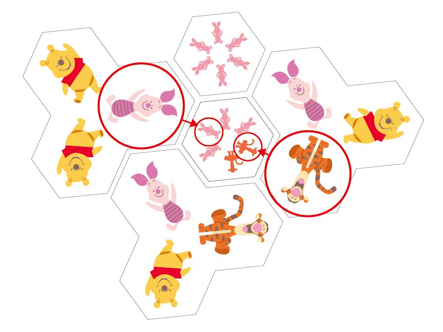 六次方認知學習多米諾-圖形觀察