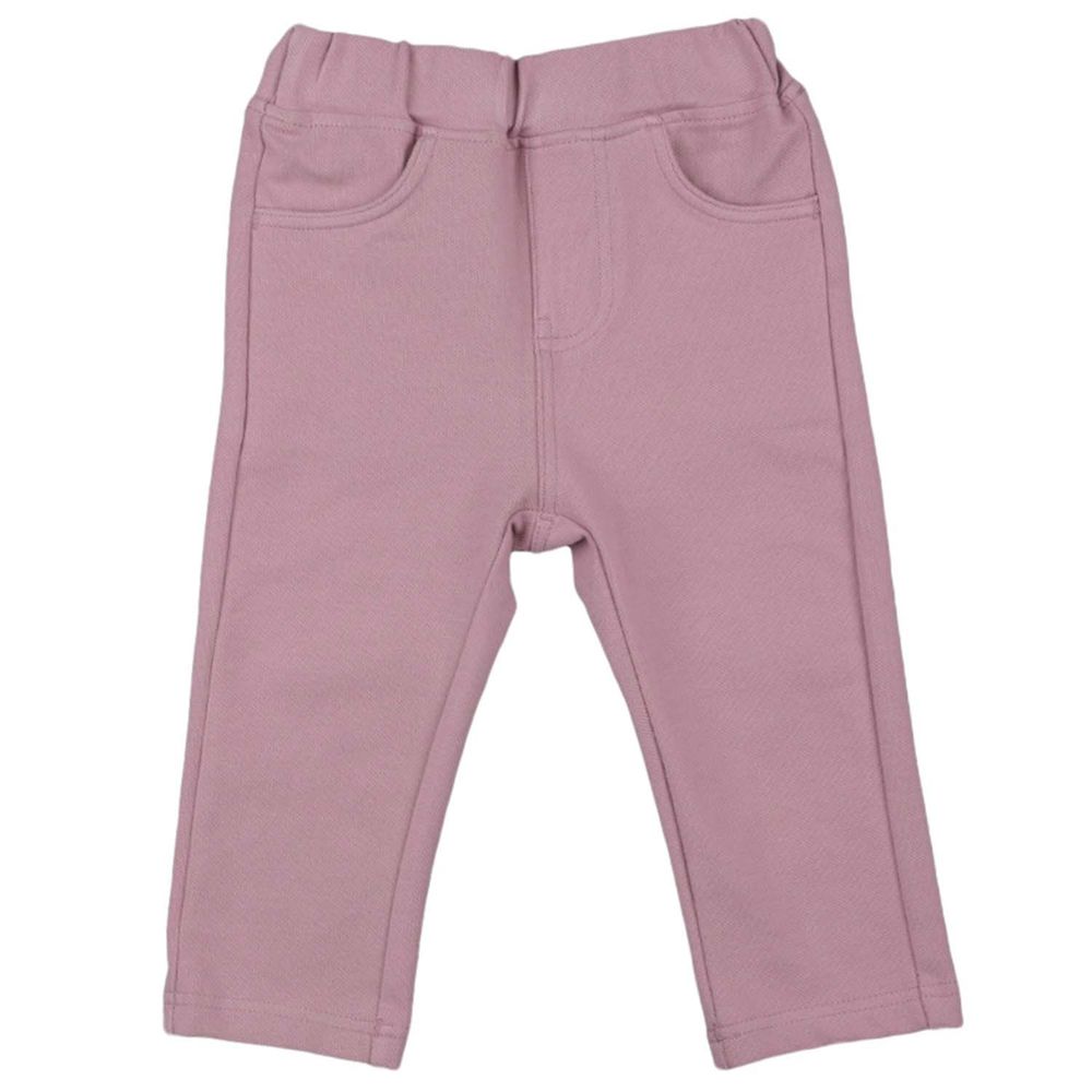 akachan honpo - 7分彈性褲-粉紅色