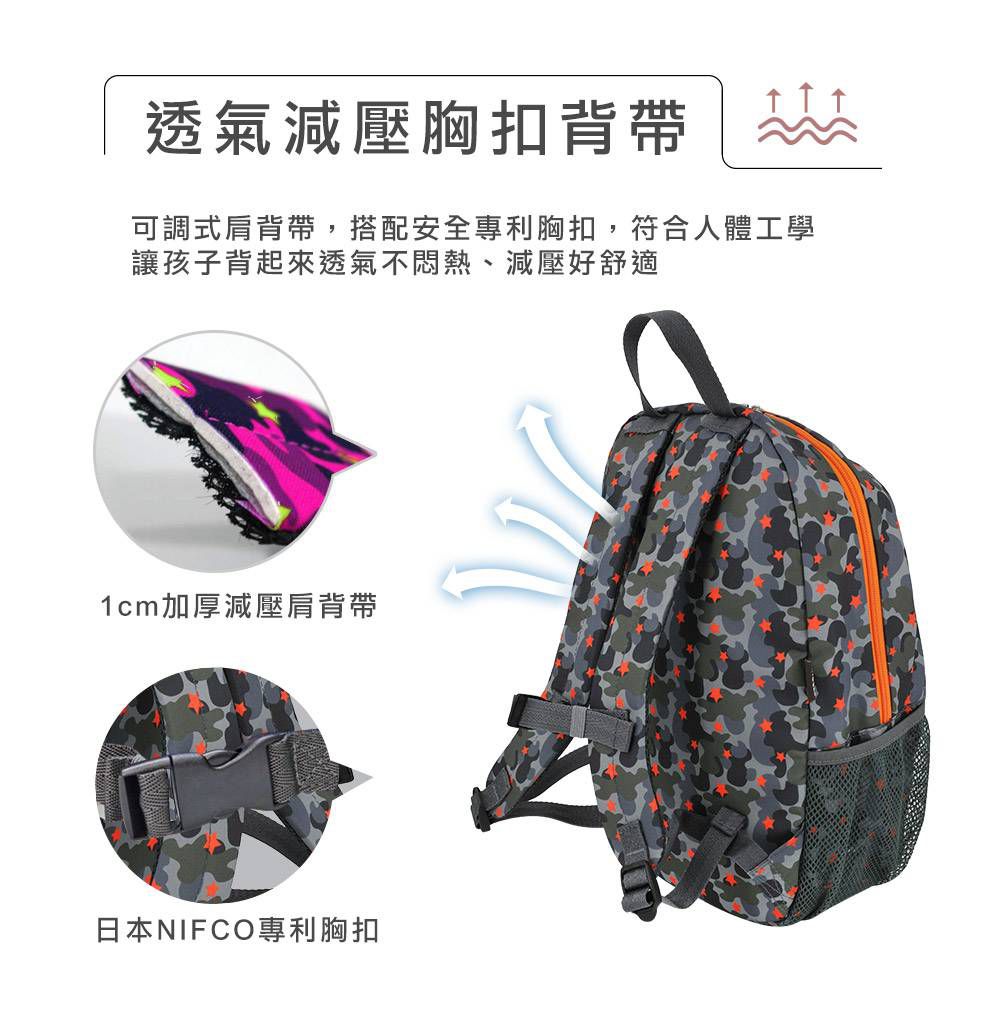 HUGGER - 孩童登山背包-迷彩沙漠 (5-8Y)