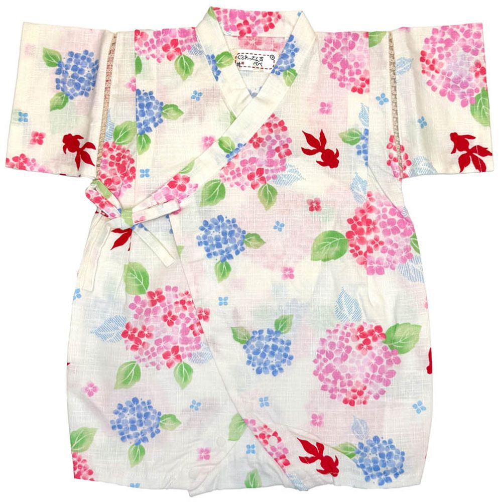 甚平包屁衣-象牙白