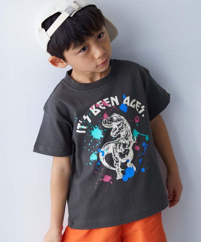 日本 devirock - 純棉定番短袖上衣-冰淇淋-藕粉