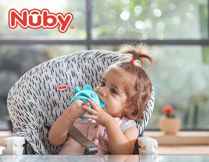 Nuby - 手握式矽膠固齒器-無尾熊